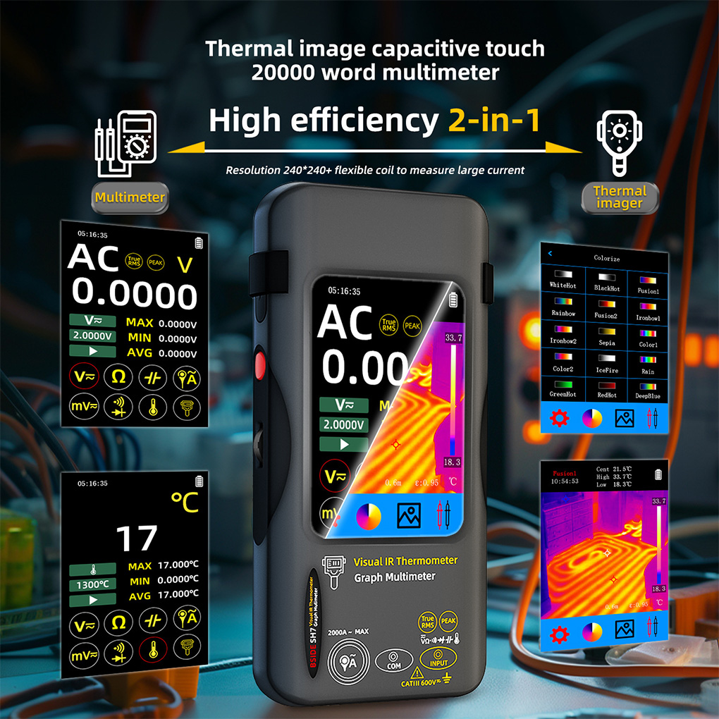 Thermal Imaging Camera Pcb Repair - Thermal Imaging Camera Multimeter 320×320 Resolution