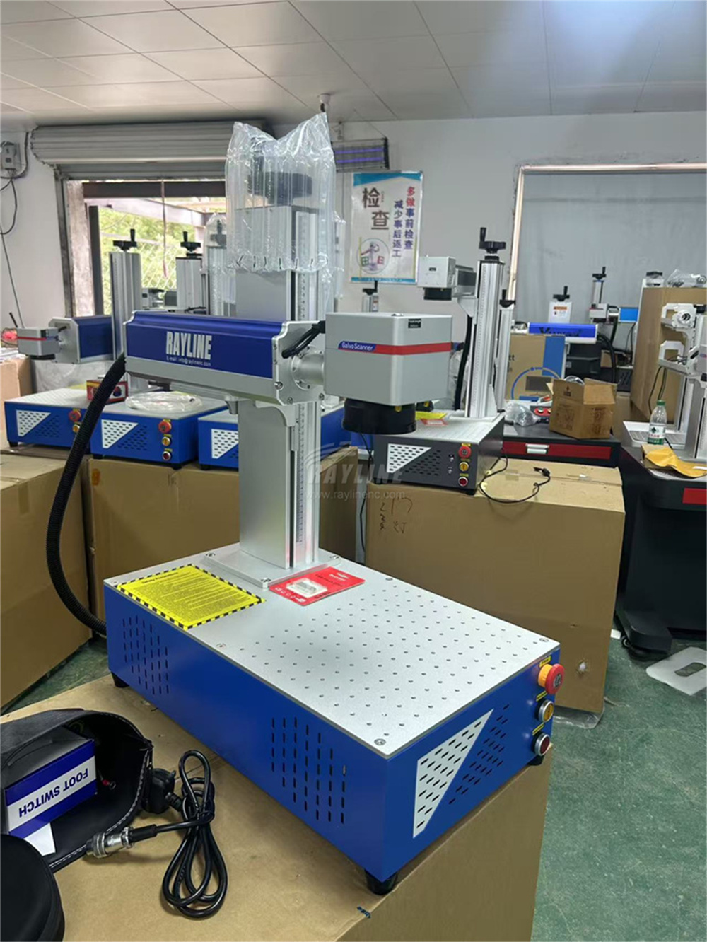 30W 50W 100W Portable 3D Fiber - Fiber Laser Marking Machine 30W review and price