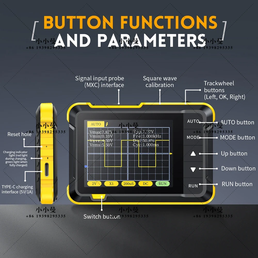 FNIRSI DSO152 Mini Handheld Di - Fnirsi Digital Oscilloscope Handheld review and price