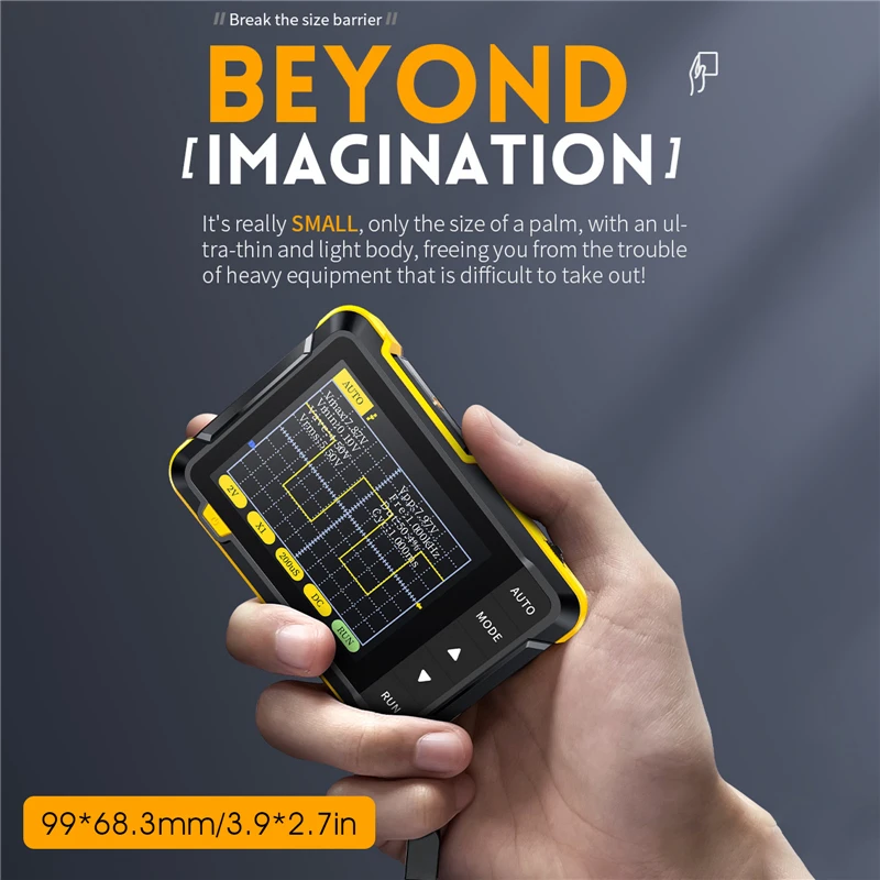 Upgrade Handheld Oscilloscope  - Fnirsi Digital Oscilloscope Handheld review and price