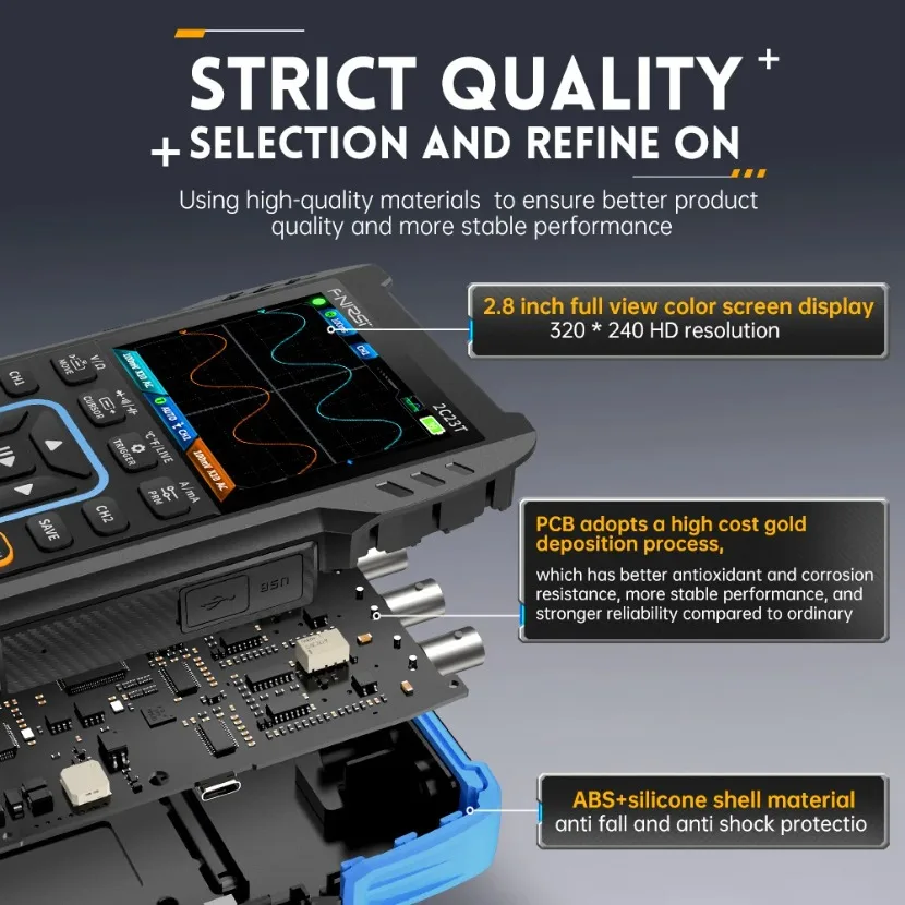 FNIRSI 2C23T Handheld Digital  - Fnirsi Digital Oscilloscope Handheld review and price