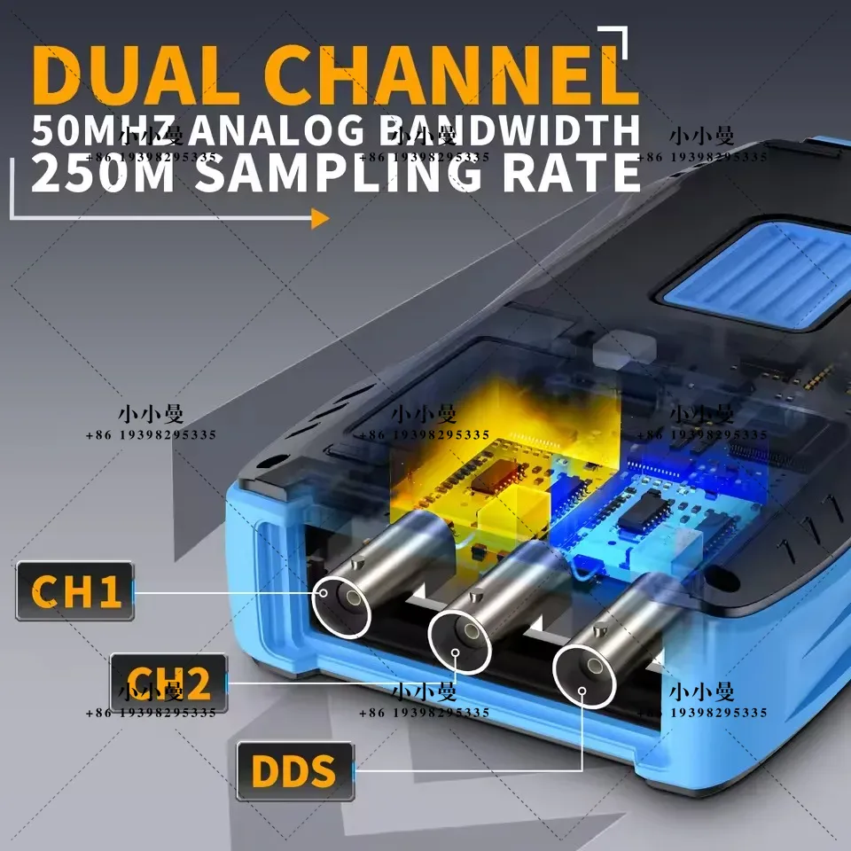 FNIRSI 2C23T10MHz, 2C53T 50MHz - Fnirsi Digital Oscilloscope Handheld review and price