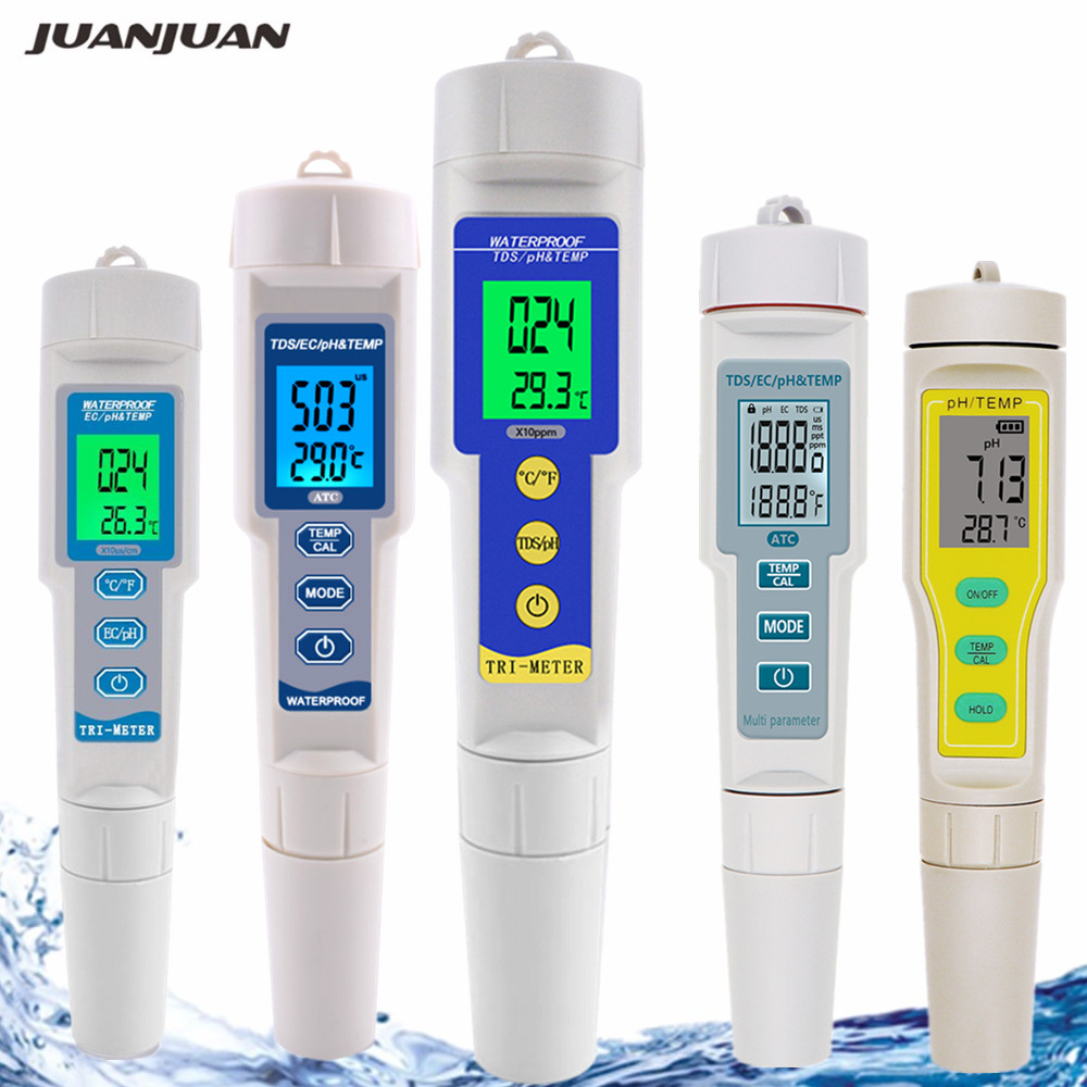 Professional 4 IN 1 TDS PH EC  - Ph Meter Digital Water Tester review and price